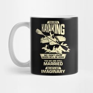 Funny Kayaking Kayaker's Wife Gift Mug